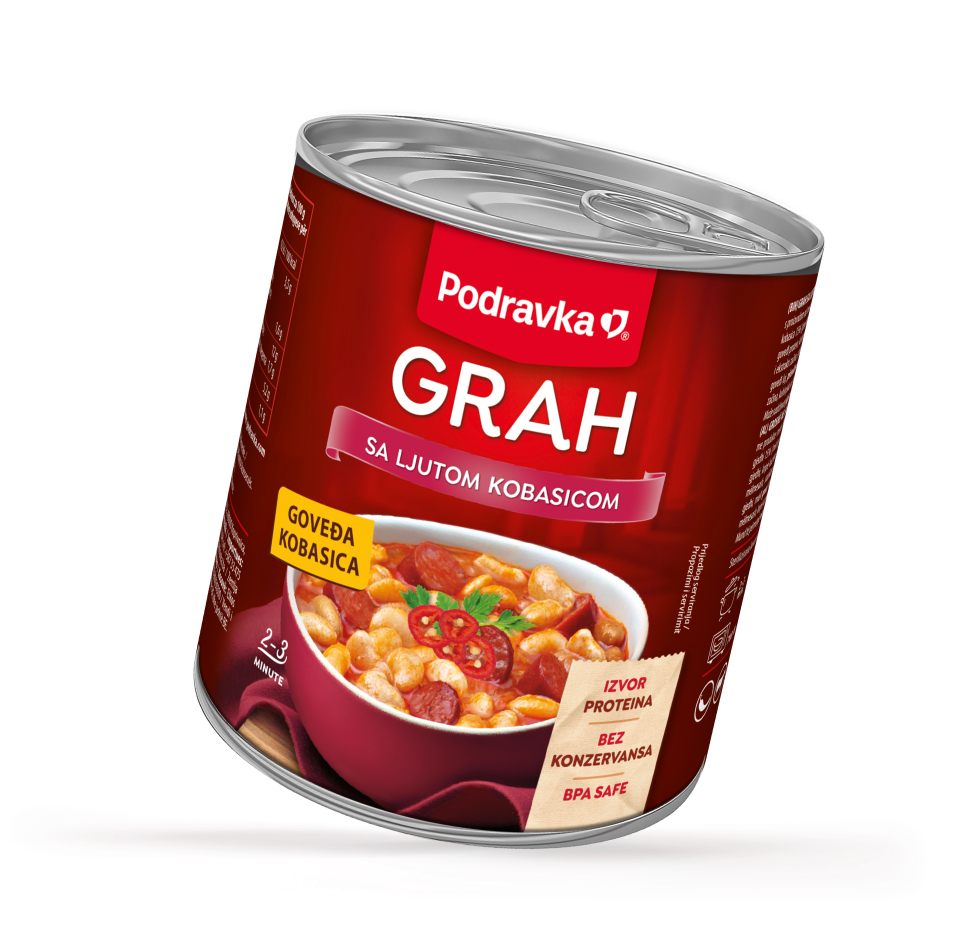 Grah sa ljutom kobasicom